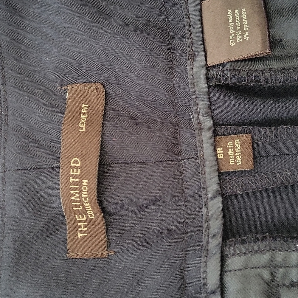 The Limited Lexie Fit Size 6R Navy Pants - Picture 2 of 4